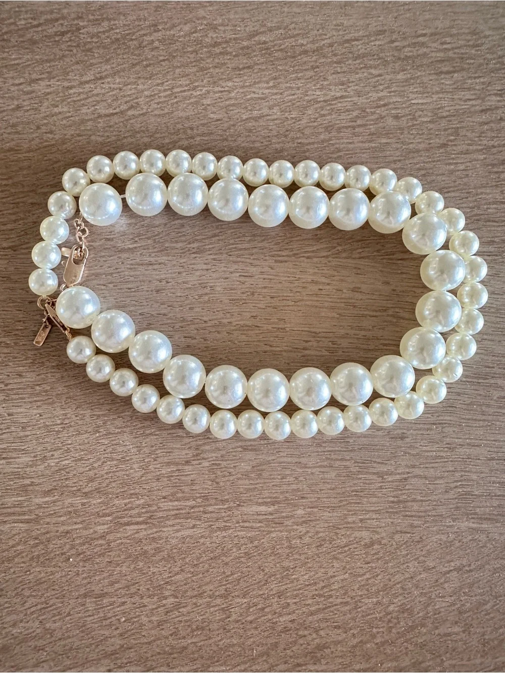 Zara Set of Two Faux Pearl Necklaces - Picture 3 of 4